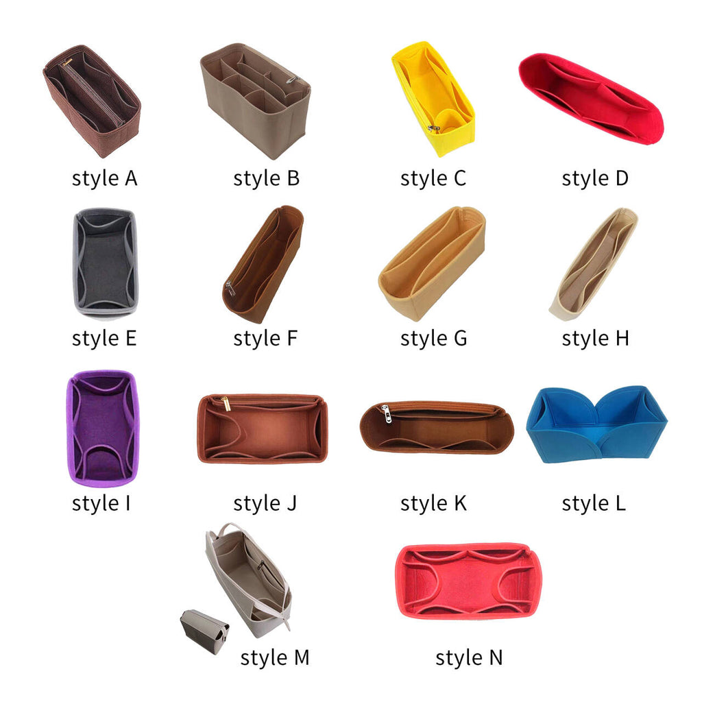 Luxury bag organizer - premium felt material