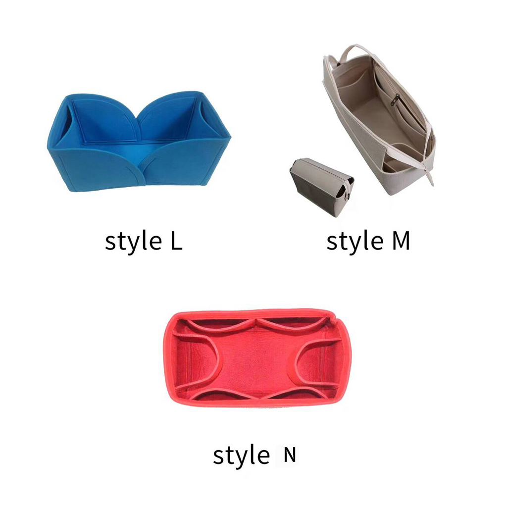 Felt insert for luxury handbags