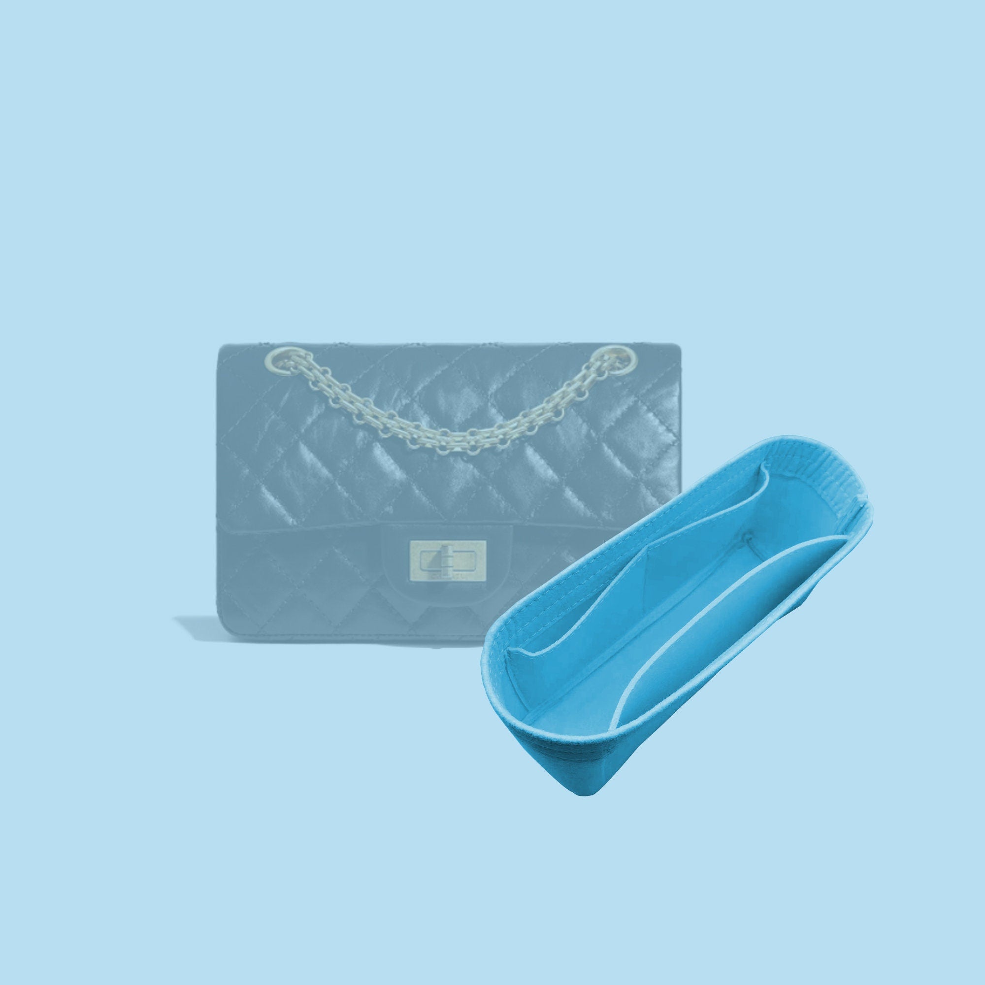 Felt Purse Insert Handbag Organizer for CC 19 handbag Purse Organizer Insert