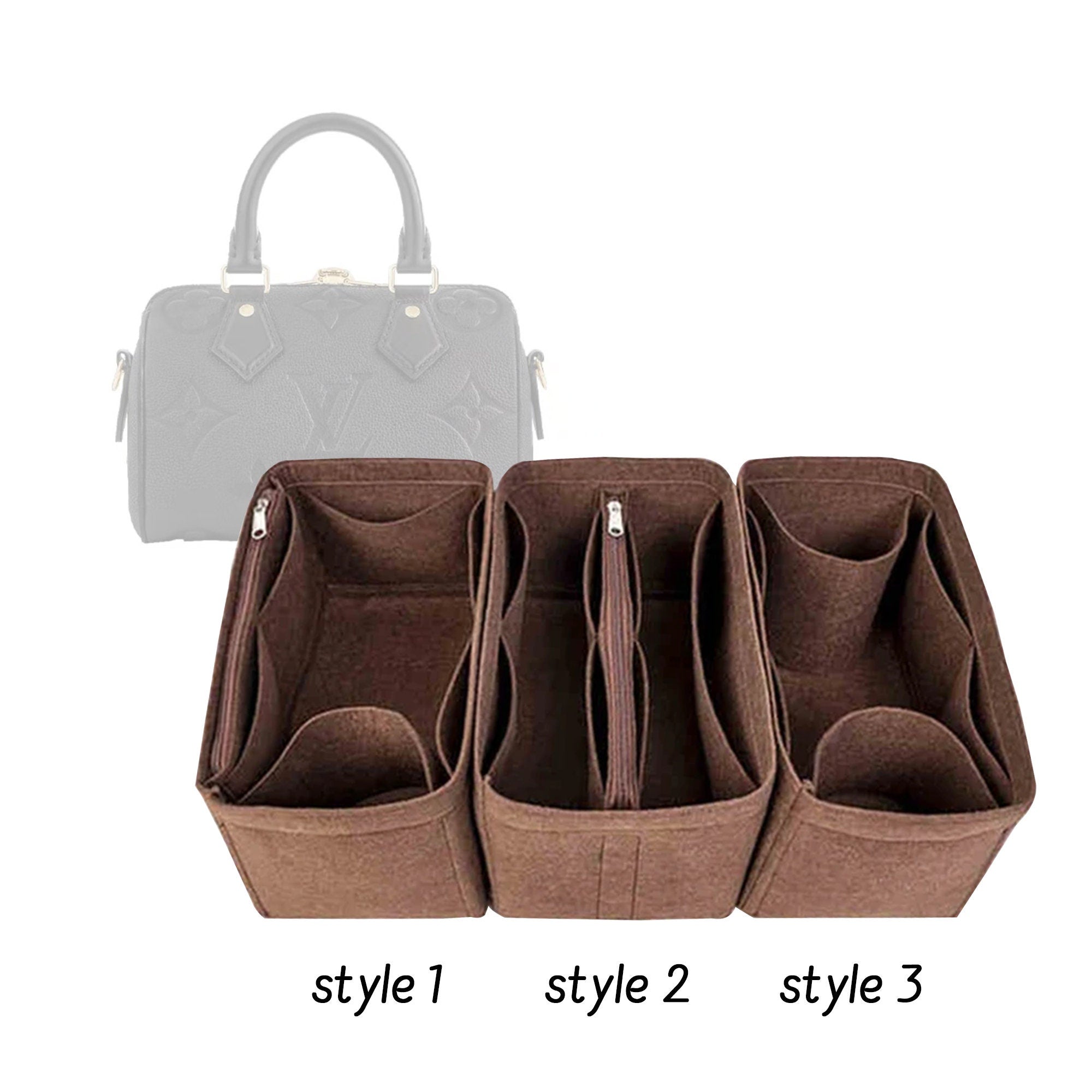 Bag organizer Purse Organizer Insert, Speedy insert,Organizer for Speedy 25 30 35 40 | Tote Bag Organizer | Tote Bag Liner | Bag Insert