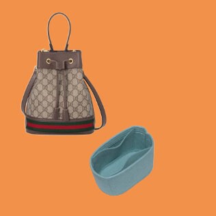 insert for ophidia small gg bucket bag, small gg bucket bag Organizer