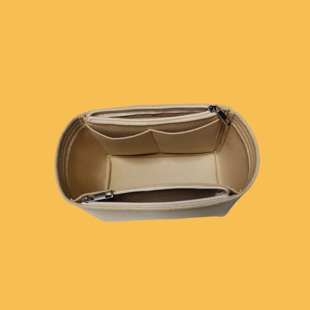 double zippers bag organizer,custom organizer Insert for your bag,Purse Organizer Insert,Tote Bag Organizer ,Tote Bag Liner Bag Insert